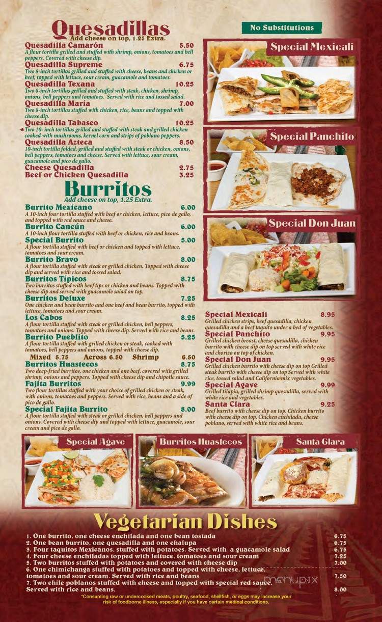 El Pueblito Mexican Restaurant - Calhoun, GA menu_pic