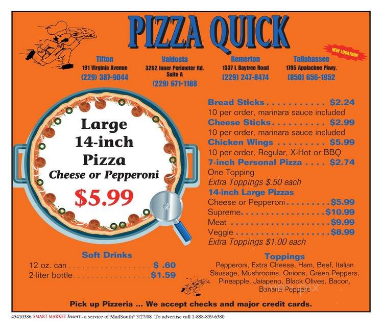 Pizza Quick - Valdosta, GA