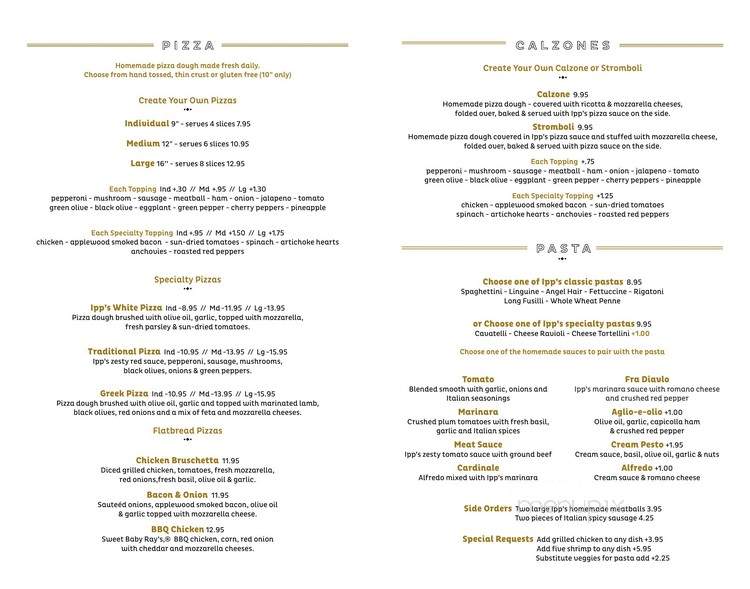 Ippolito's Family Style Itln - Roswell, GA menu_pic