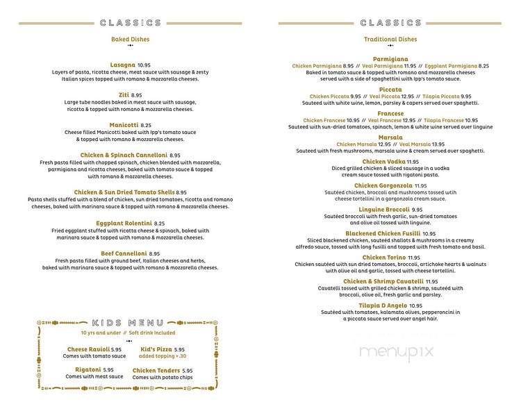 Ippolito's Family Style Itln - Roswell, GA menu_pic