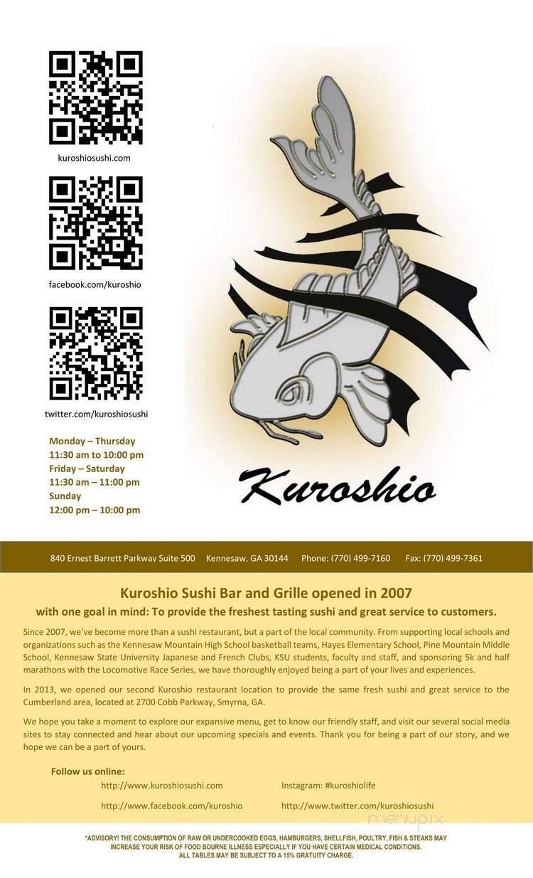 Kuroshio Restaurants - Kennesaw, GA