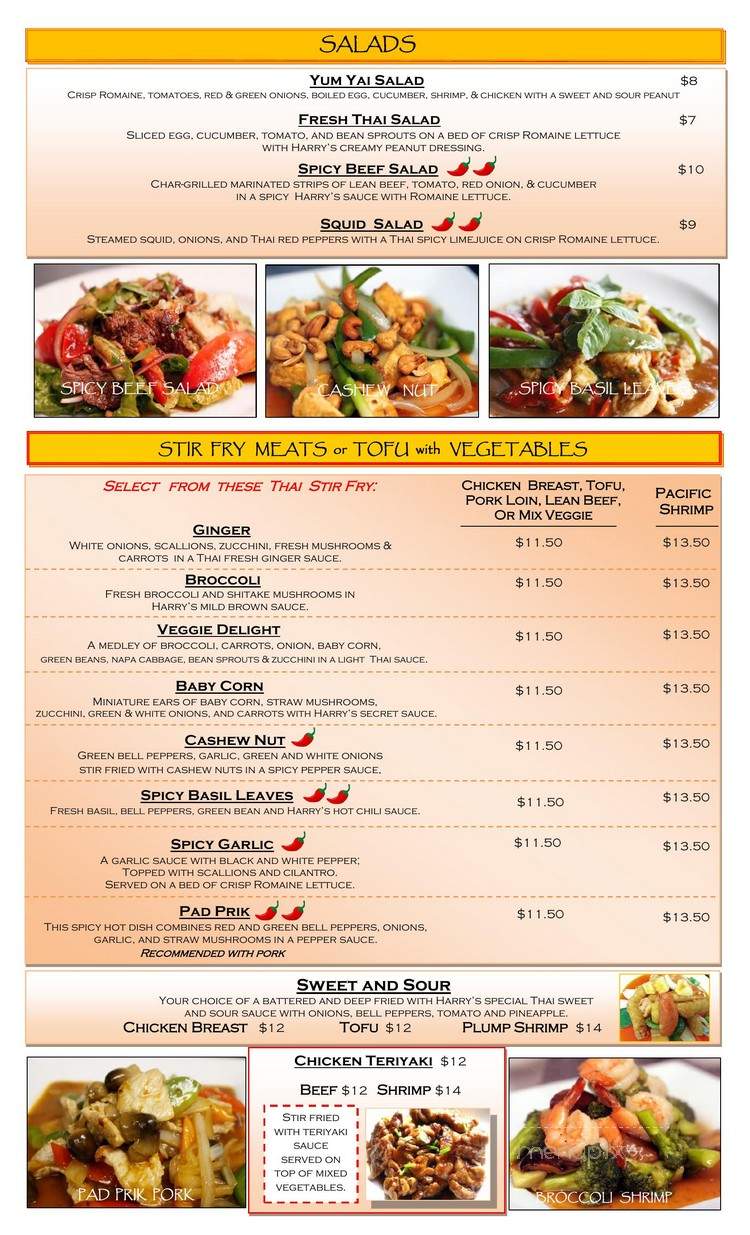Harry & Sons - Atlanta, GA menu_pic