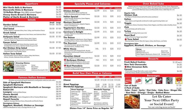 Napoli - Sandy Springs, GA menu_pic