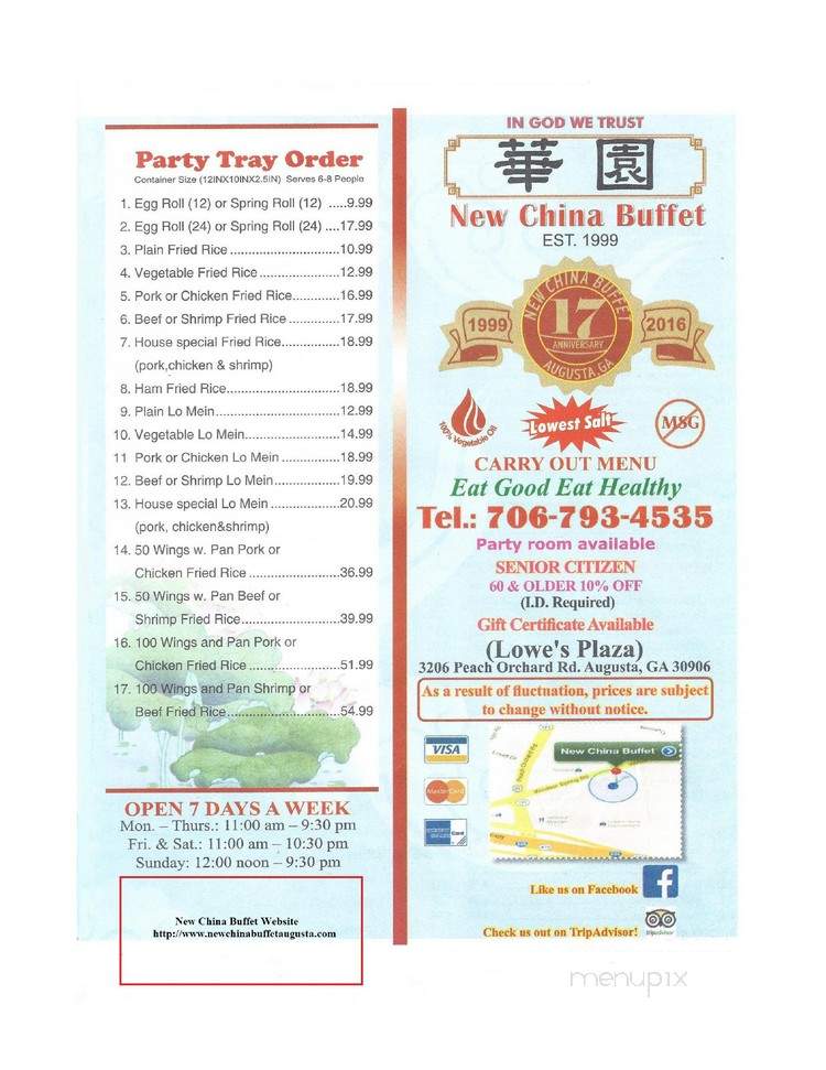 New China Buffet - Augusta, GA