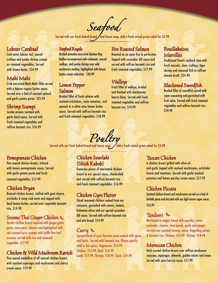 Cafe Renaissance - Waite Park, MN menu_pic