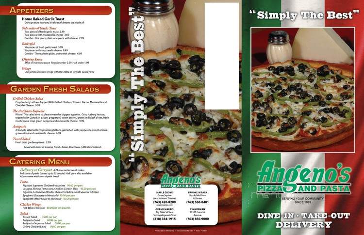 Angeno's Pizza & Pasta - Maple Grove, MN