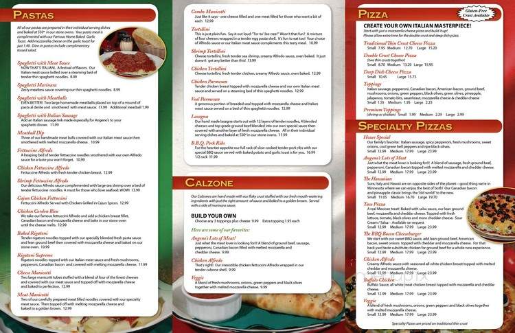 Angeno's Pizza & Pasta - Maple Grove, MN