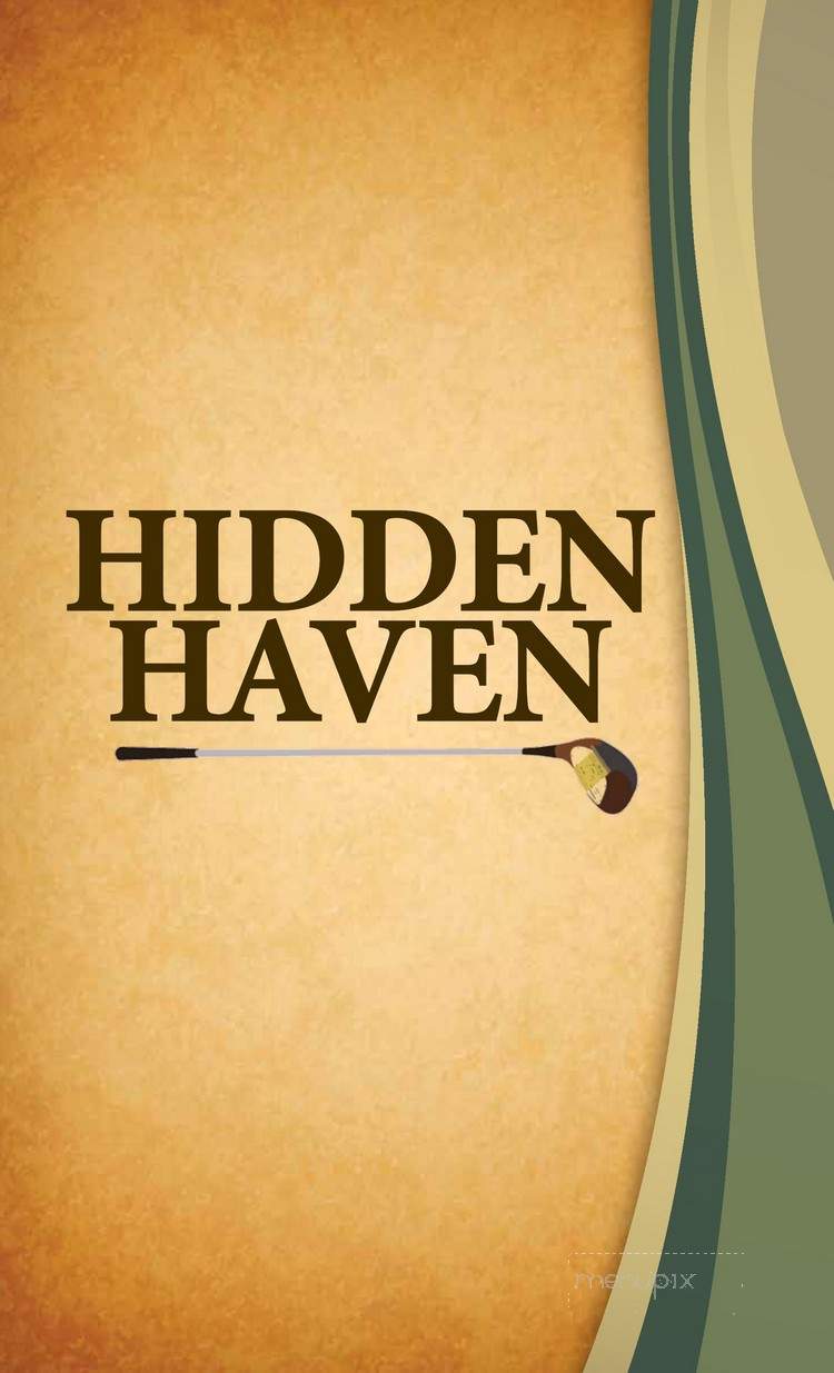 Hidden Haven - Cedar, MN menu_pic