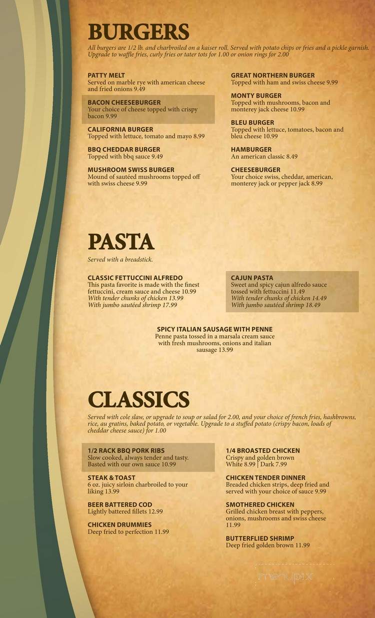 Hidden Haven - Cedar, MN menu_pic