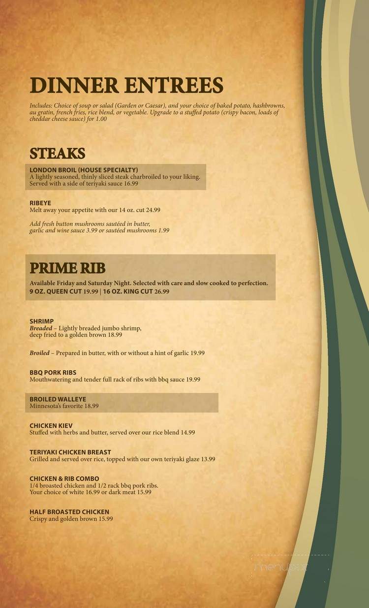 Hidden Haven - Cedar, MN menu_pic
