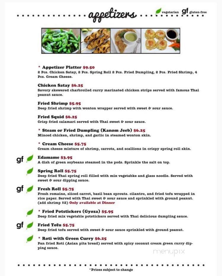 Thai To Go - Asheville, NC menu_pic
