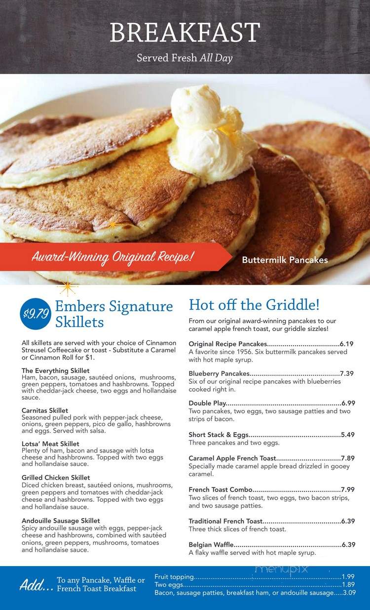 Ricky's Embers America - Minneapolis, MN menu_pic