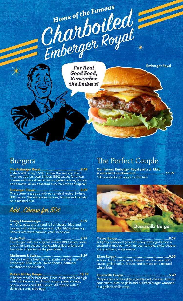 Ricky's Embers America - Minneapolis, MN menu_pic