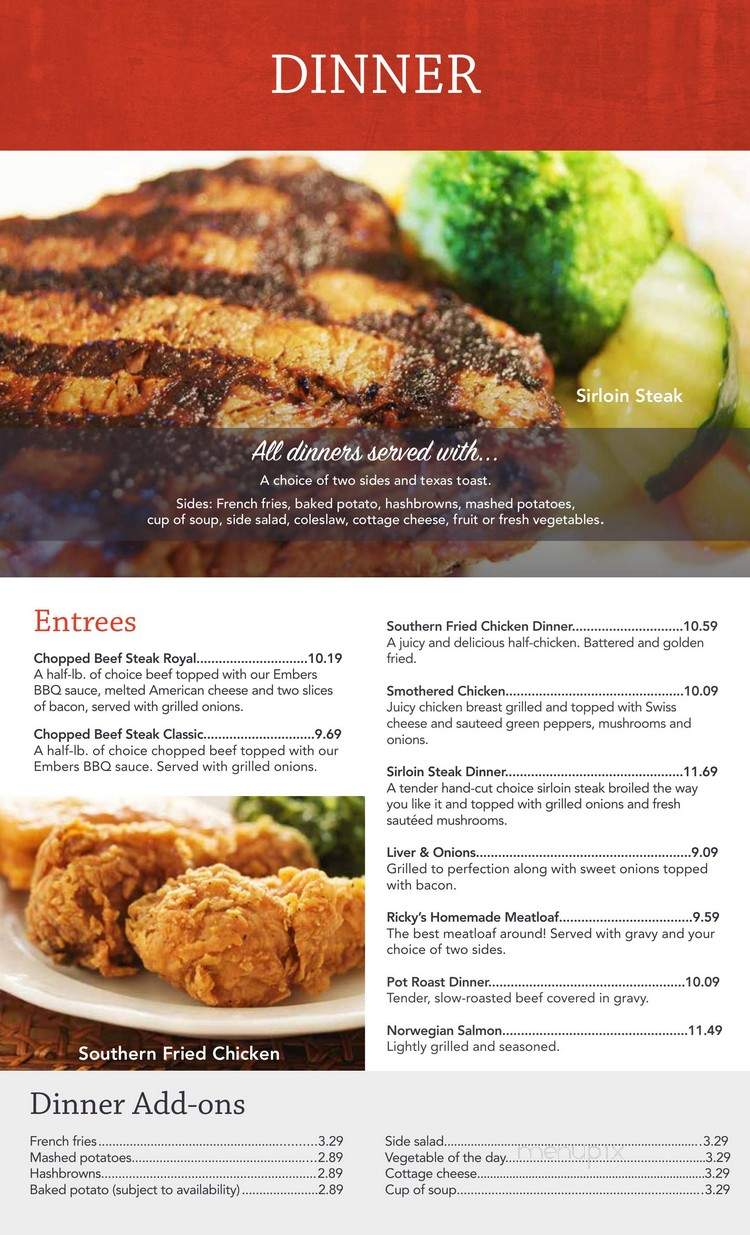Ricky's Embers America - Minneapolis, MN menu_pic