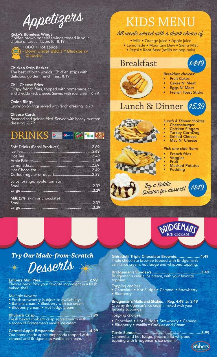 Ricky's Embers America - Minneapolis, MN menu_pic