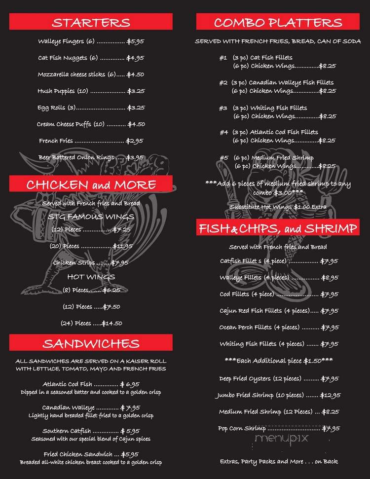 Seafood To Go - Minneapolis, MN menu_pic