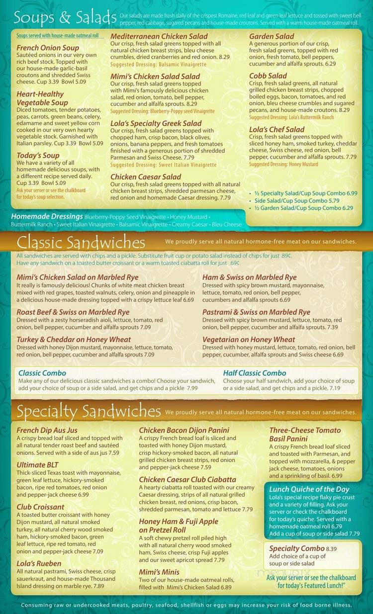 Lola's Pastries & Eatery - Nixa, MO menu_pic