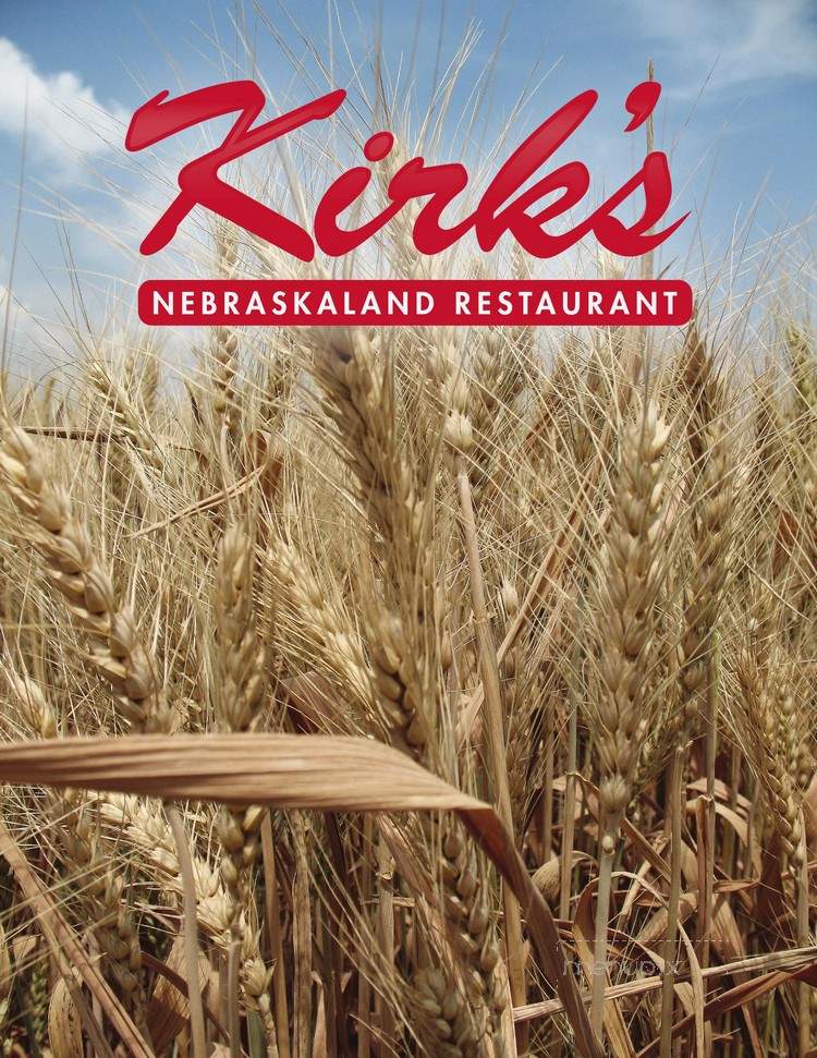 Kirk's Nebraskaland Restaurant - Lexington, NE menu_pic