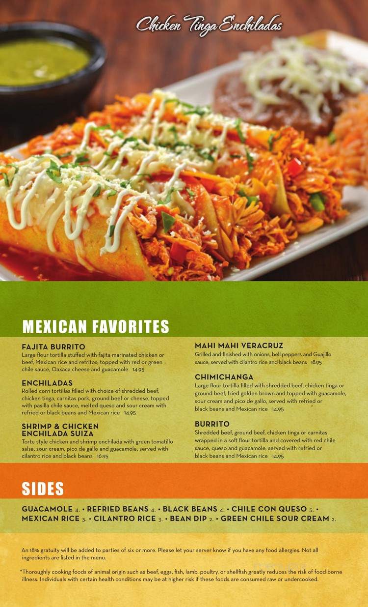 Gonzalez & Gonzalez Mexican - Las Vegas, NV menu_pic