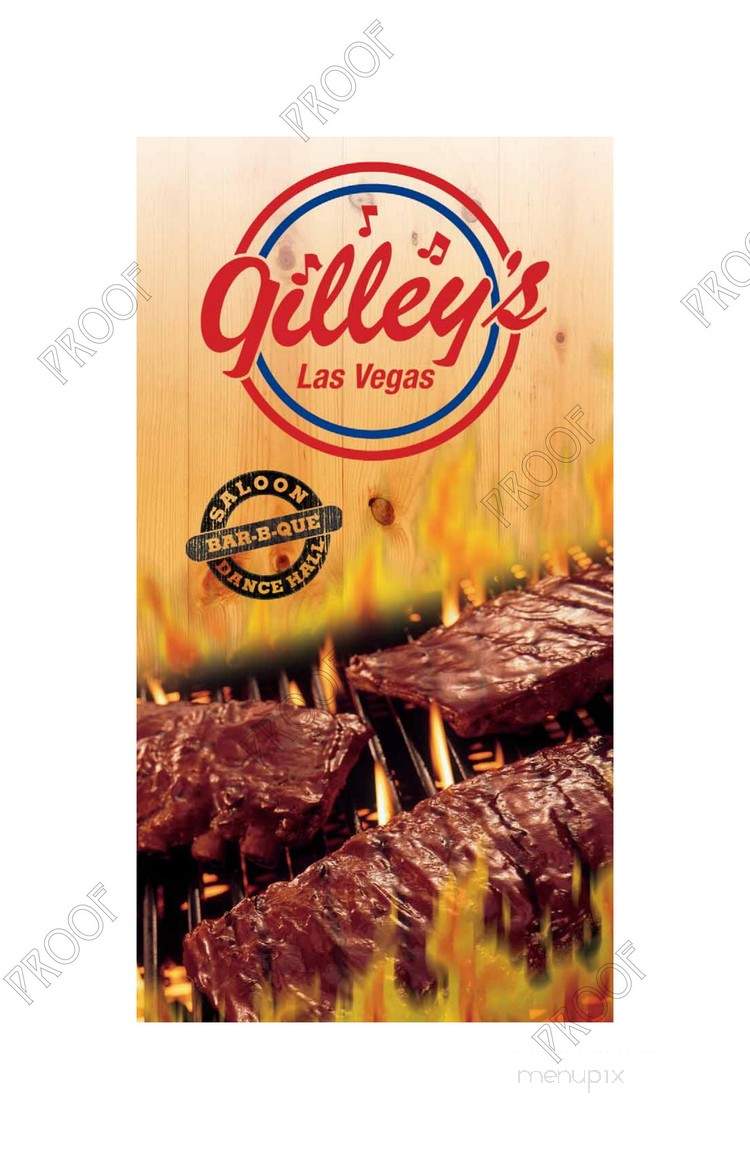 Gilley's Dancehall Saloon - Las Vegas, NV menu_pic
