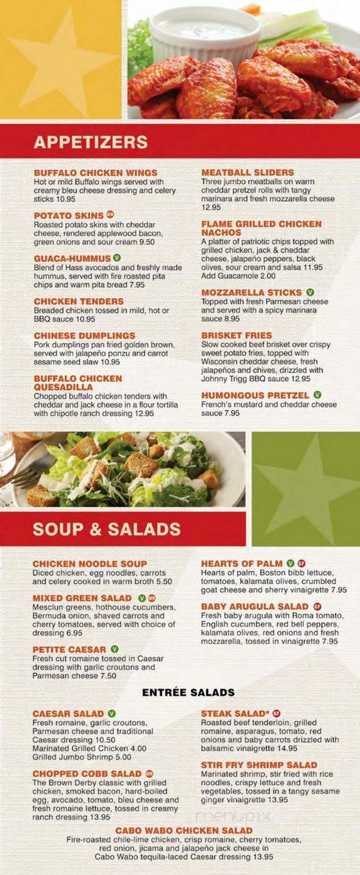 America Restaurant - Las Vegas, NV menu_pic