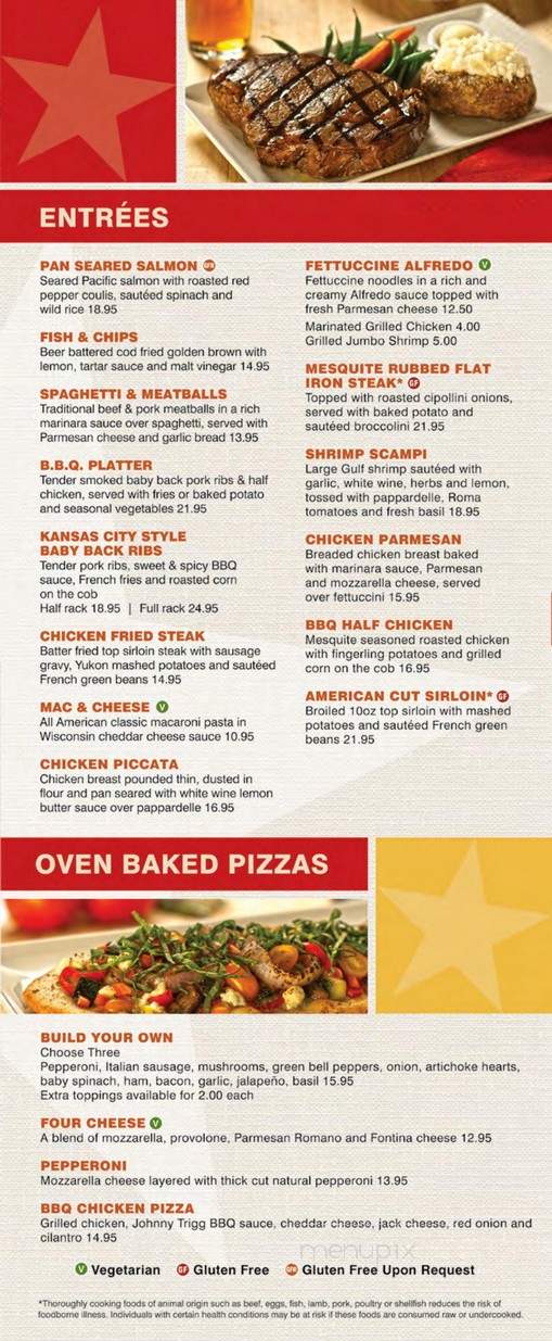 America Restaurant - Las Vegas, NV menu_pic