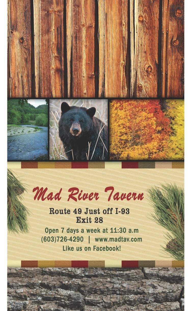 Mad River Tavern - Campton, NH menu_pic