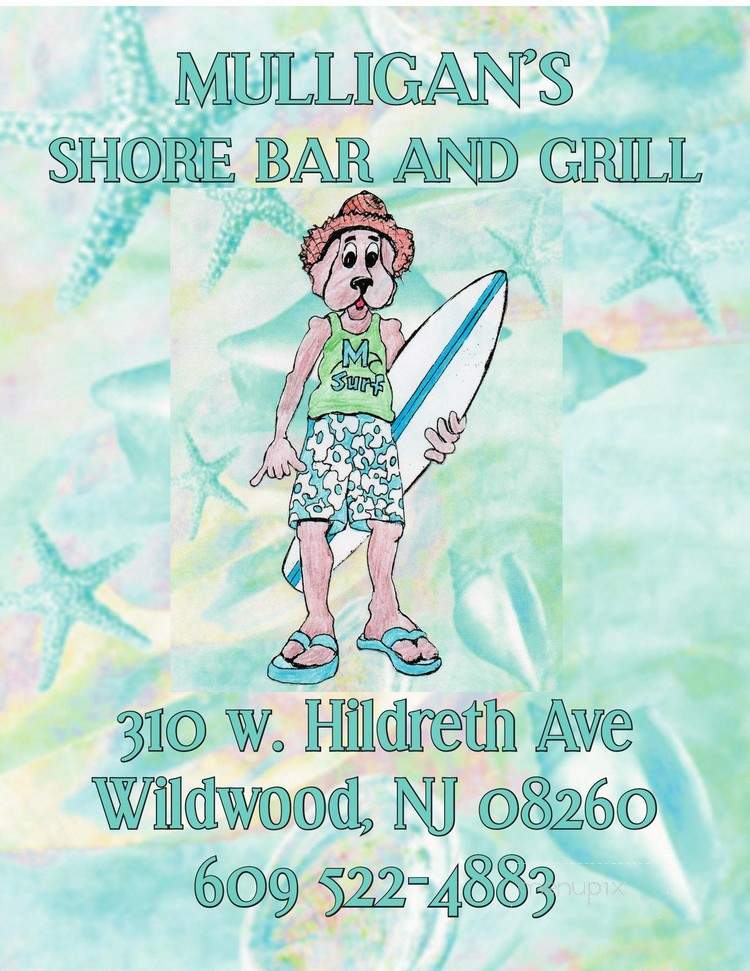Mulligan's Sports Bar & Grill - Wildwood, NJ menu_pic
