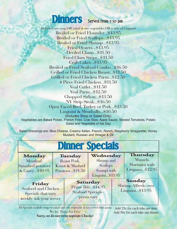Mulligan's Sports Bar & Grill - Wildwood, NJ menu_pic