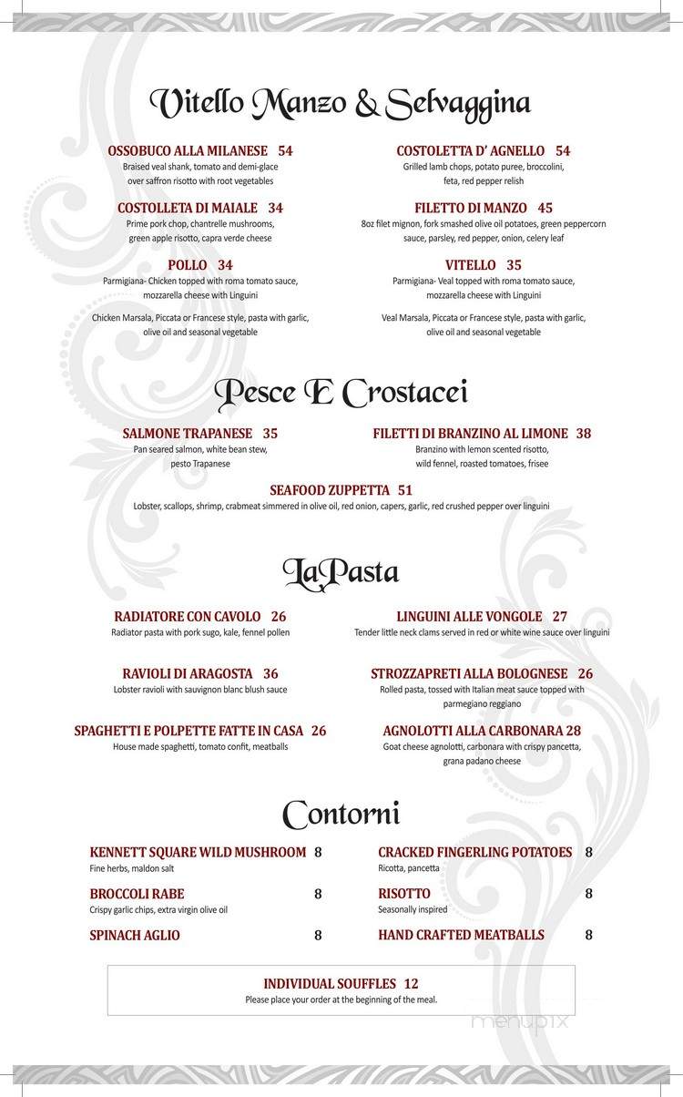Capriccio - Atlantic City, NJ menu_pic