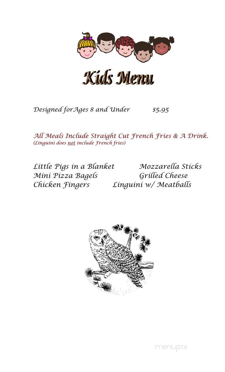 Timbers - Oakland, NJ menu_pic