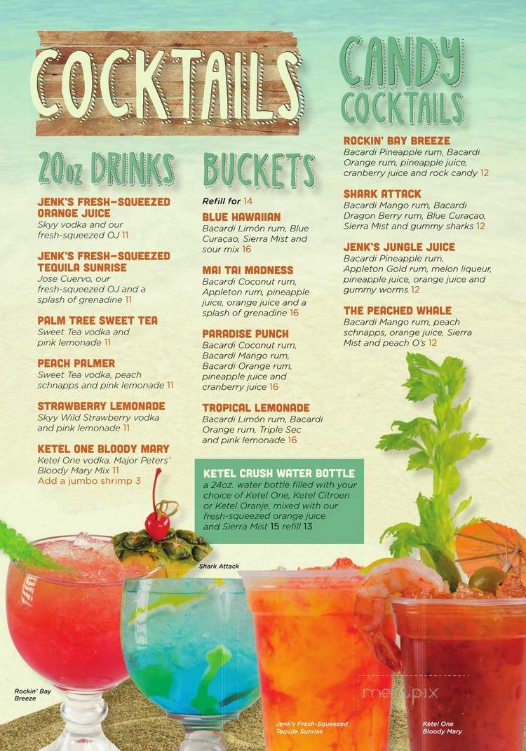 Jenkinson's Pavillion Restaurant - Point Pleasant Beach, NJ menu_pic