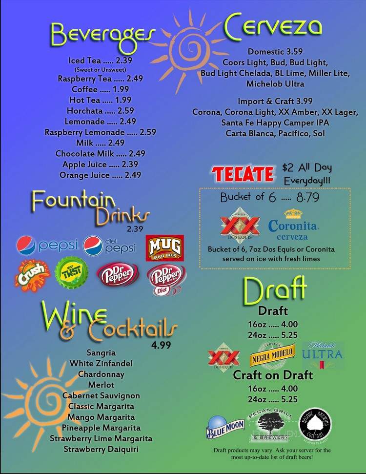 Chilitos Restaurant - Las Cruces, NM menu_pic