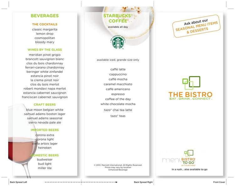 The Bistro - La Crosse, WI menu_pic