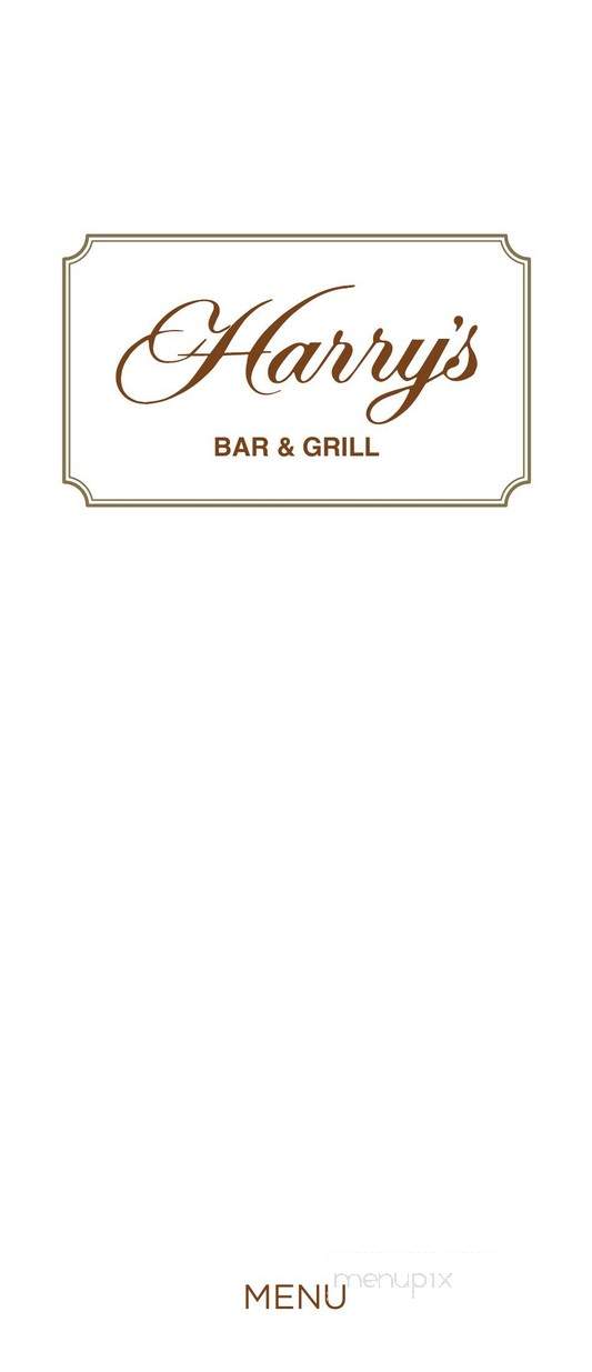 Menu of Harry