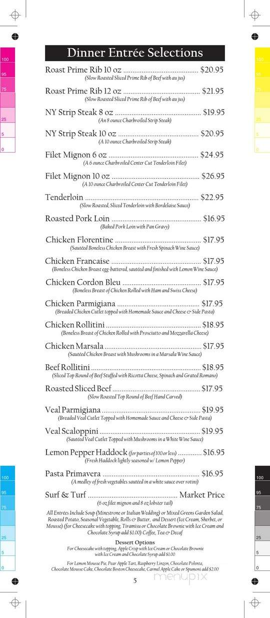 Antonios Restaurant - Niagara Falls, NY menu_pic
