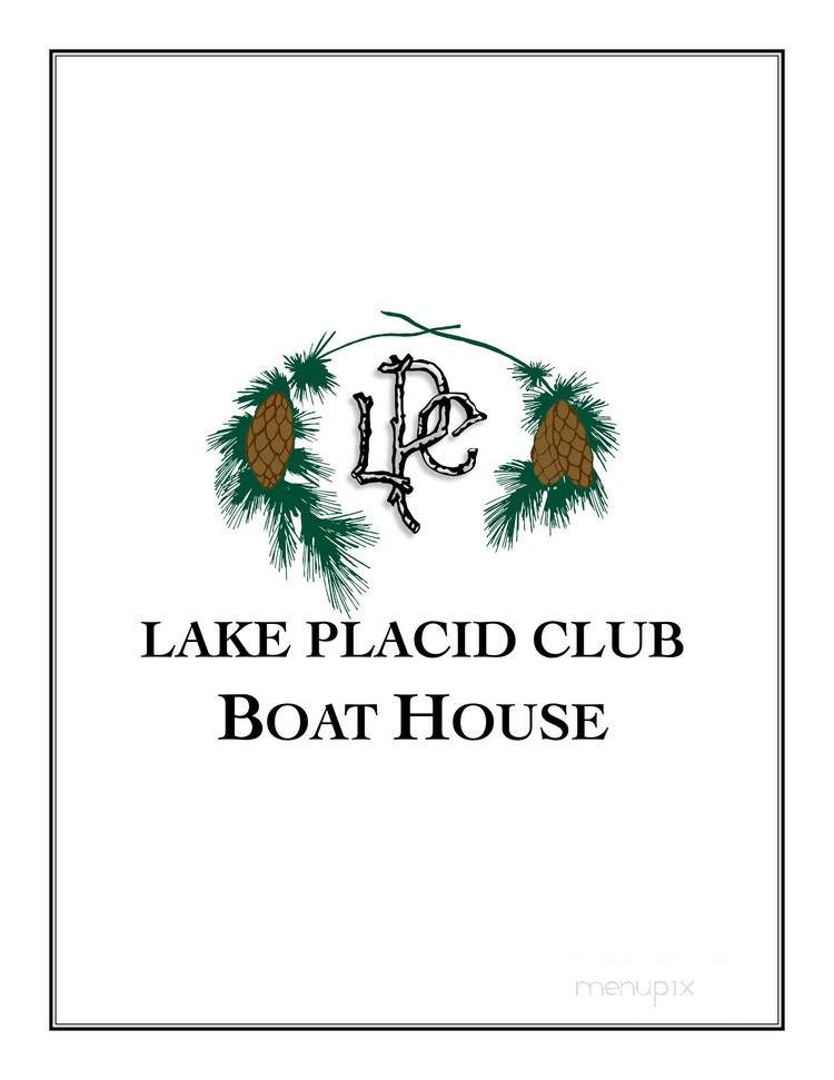 Boat House Restaurant - Lake Placid, NY menu_pic
