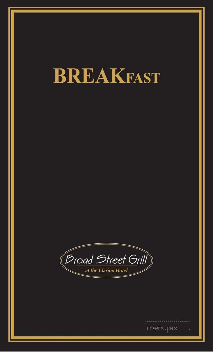 Broad Street Grill - Oneonta, NY menu_pic