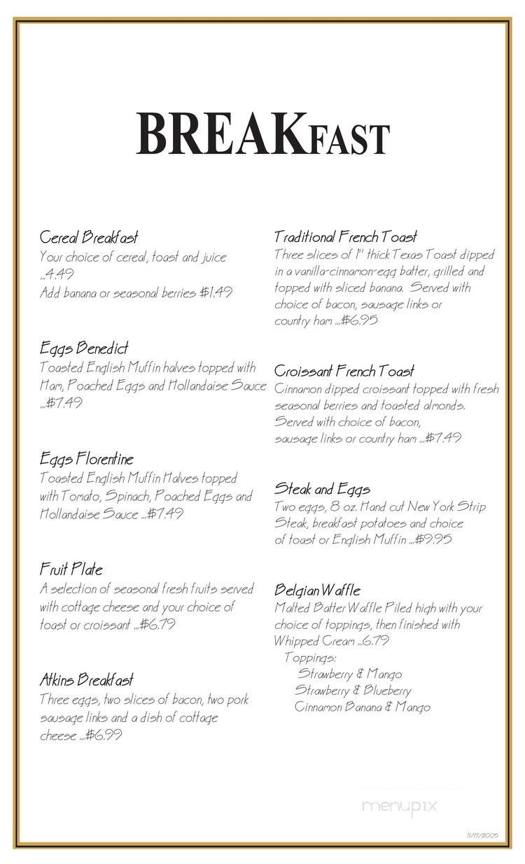 Broad Street Grill - Oneonta, NY menu_pic