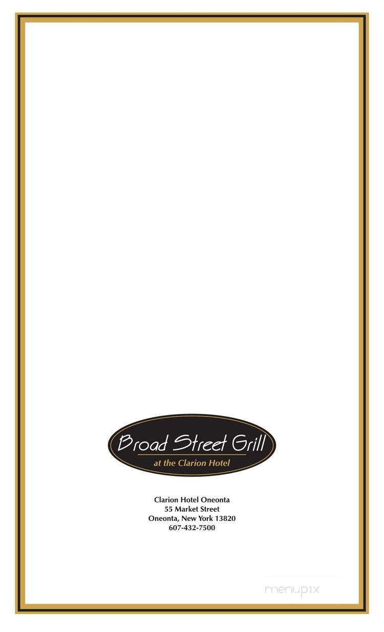 Broad Street Grill - Oneonta, NY