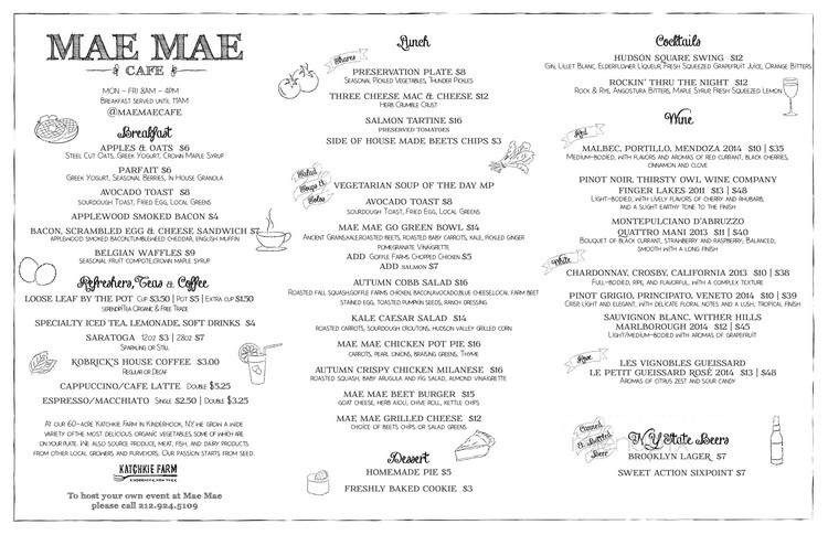Cafe Mae Mae - New York, NY