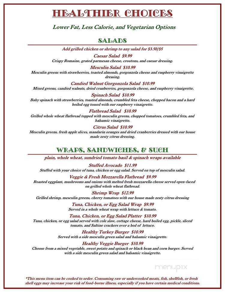 Country Corner Cafe - Southold, NY menu_pic