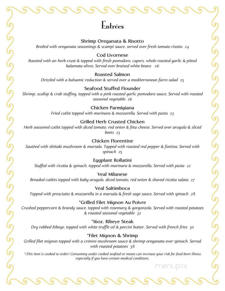 Edge Water Restaurant - Hampton Bays, NY menu_pic