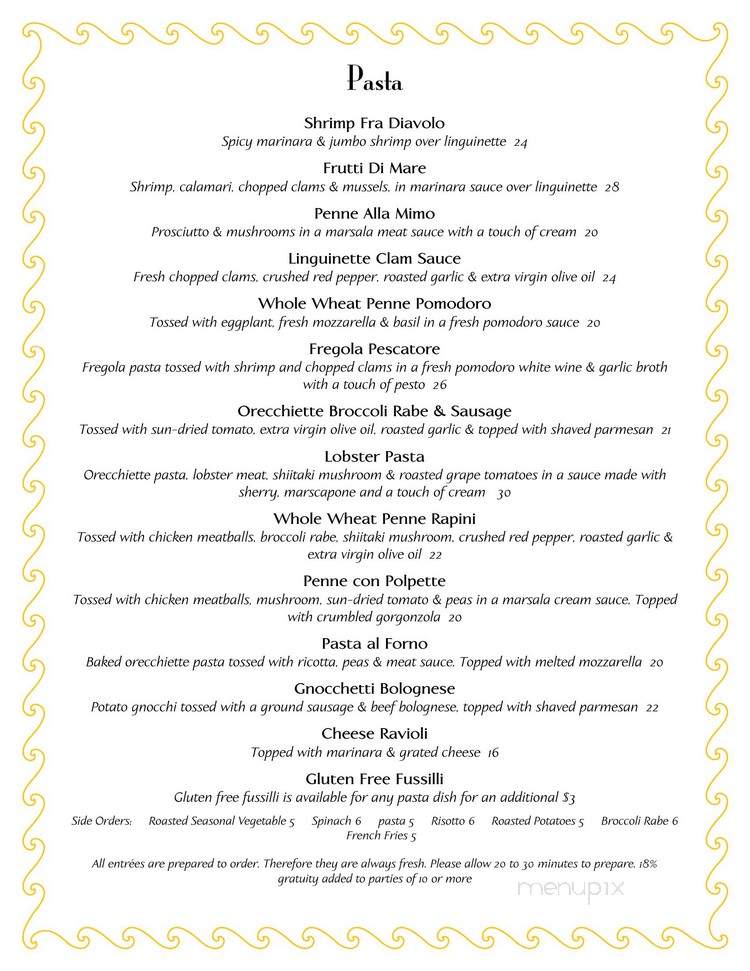 Edge Water Restaurant - Hampton Bays, NY menu_pic
