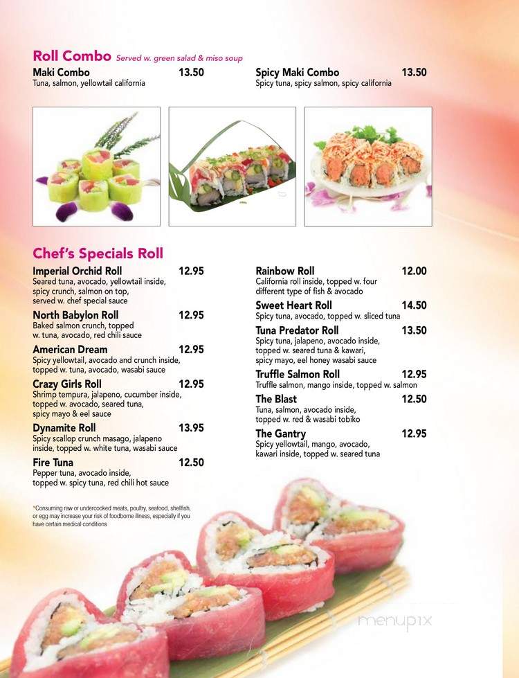 Imperial Orchid - North Babylon, NY menu_pic