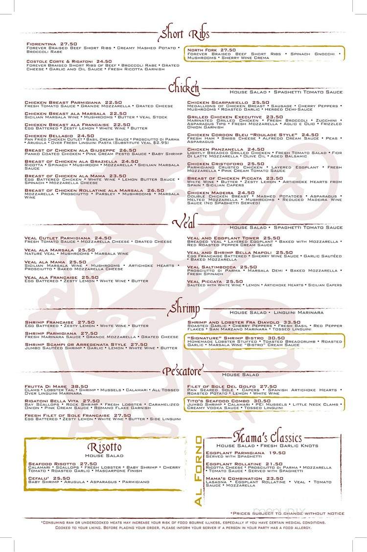 Mama's Pizza Shoppes - Copiague, NY menu_pic