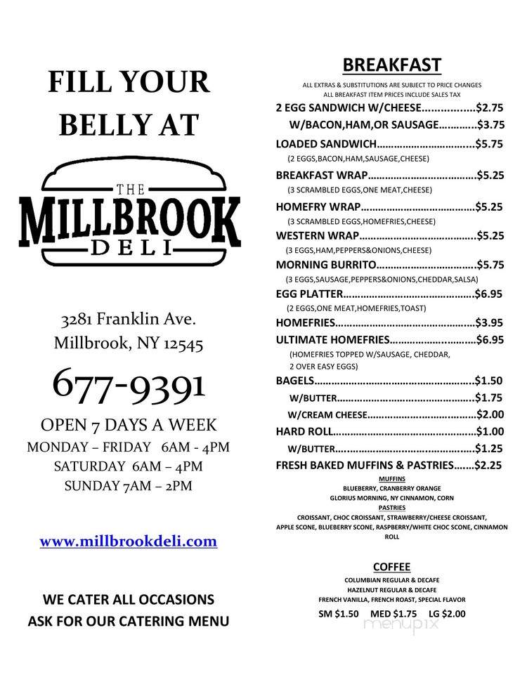 Millbrook Village Deli - Millbrook, NY