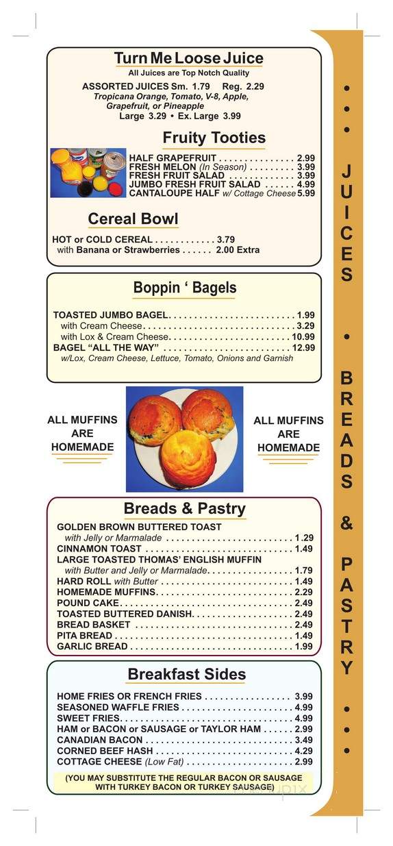 Mount Ivy Diner - Pomona, NY menu_pic