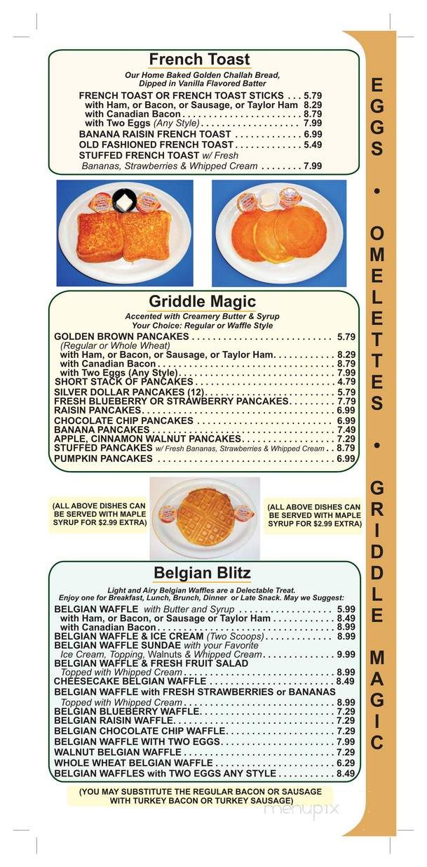 Mount Ivy Diner - Pomona, NY menu_pic