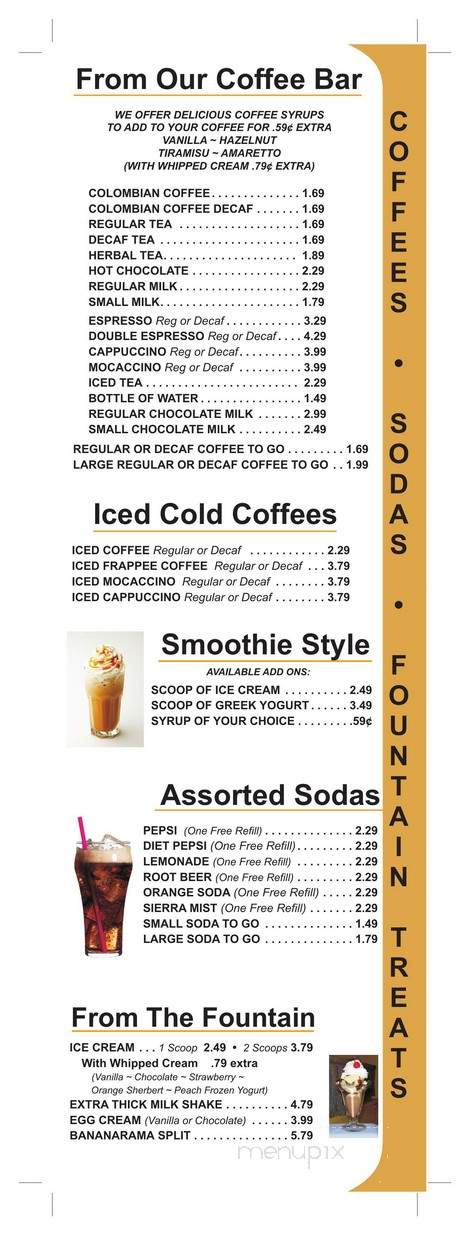 Mount Ivy Diner - Pomona, NY menu_pic